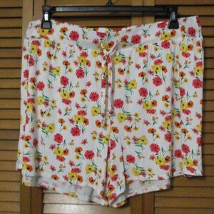 Maurices sleep shorts lightweight, stretchy, super soft floral like new size XXL